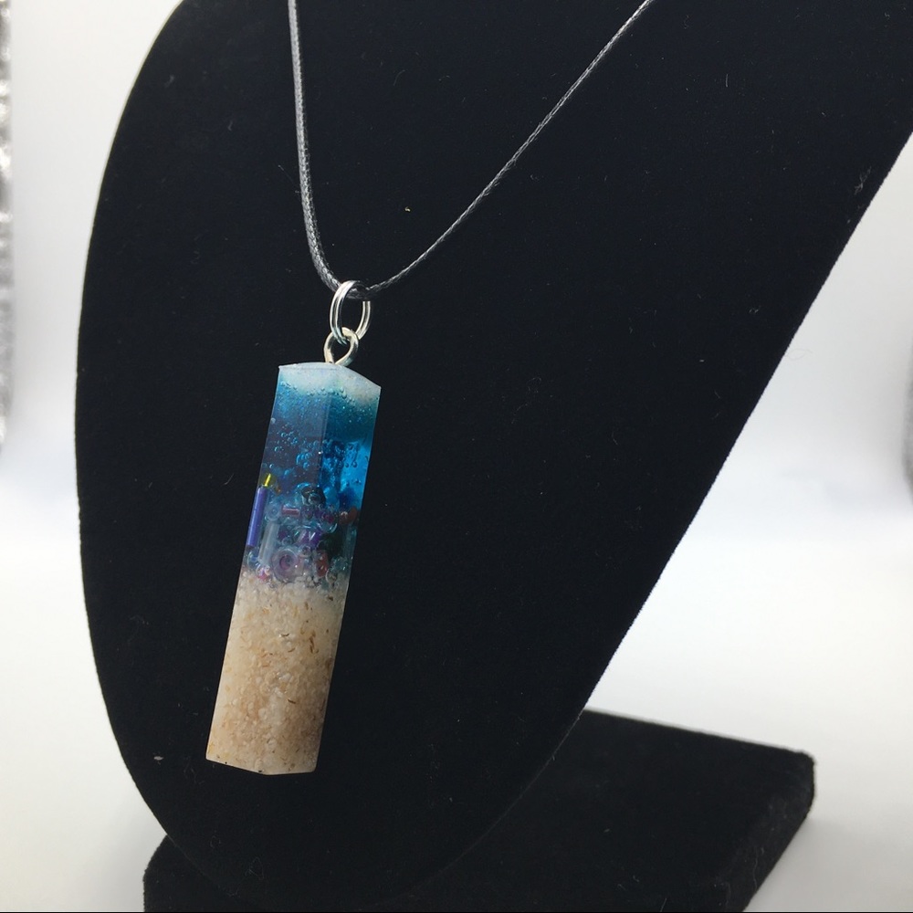 Handmade Ocean Necklace - Picture 4 of 9
